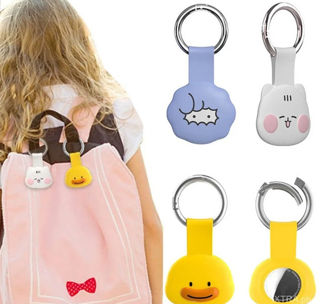 Duck Cartoon AirTag Protective Cover for Kids and All Ages