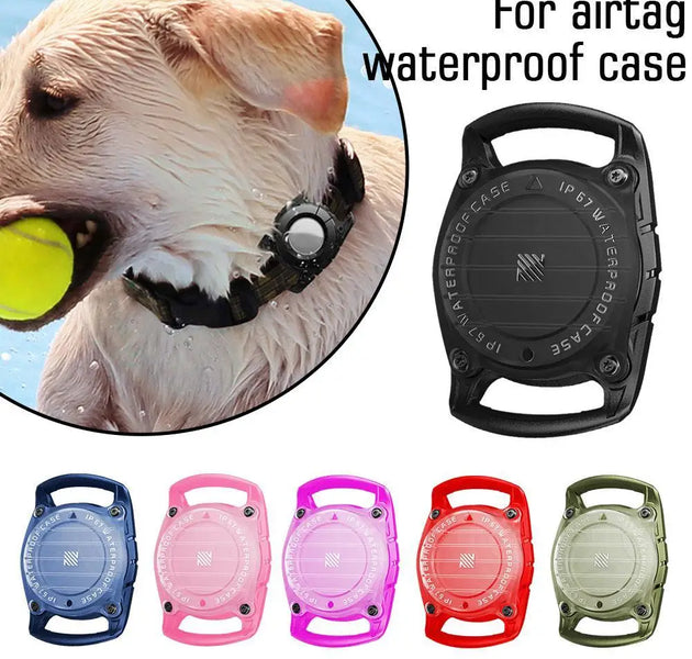 Waterproof GPS Finder Case for Apple AirTag Tracker - Pet Collar Holder