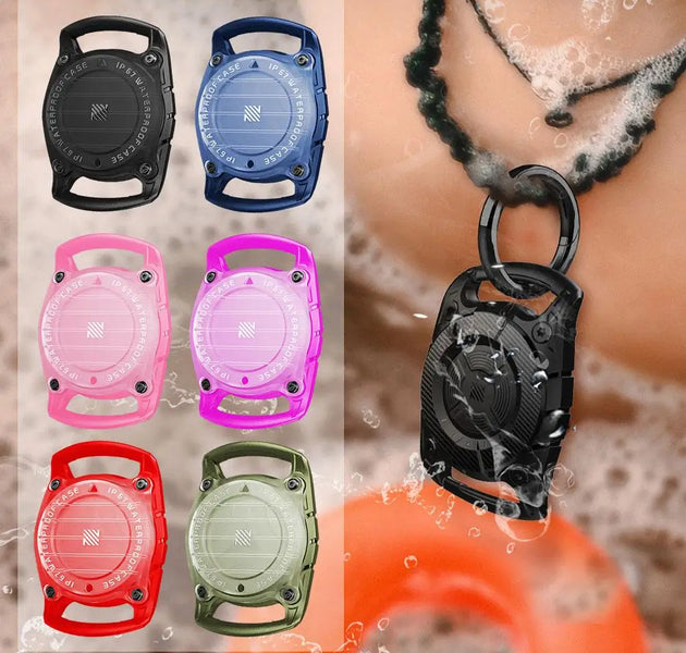 Waterproof GPS Finder Case for Apple AirTag Tracker - Pet Collar Holder