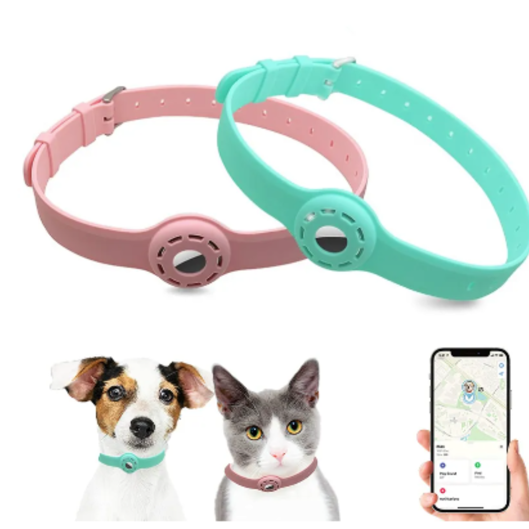 Silicone Anti-Lost Pet Cat Collar - Yellow